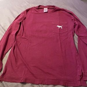 vs pink long sleeve